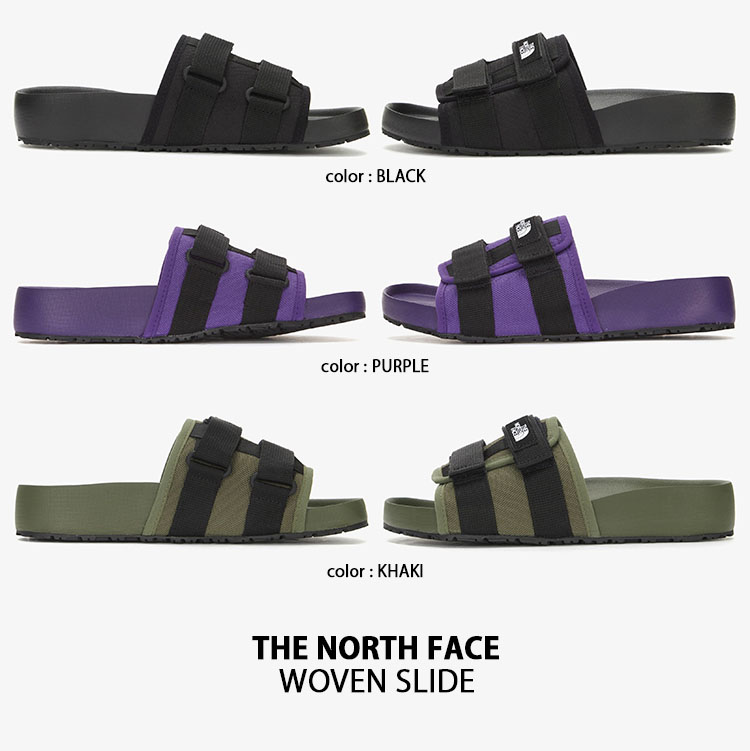 THE NORTH FACE ノースフェイス サンダル WOVEN SLIDE BLACK KHAKI PURPLE スポーツサンダル スポサン  シャワーサンダル スライドサンダル ロゴ NS98N01 :tnf-ns98n01a:セレクトショップ a-dot - 通販 -  Yahoo!ショッピング