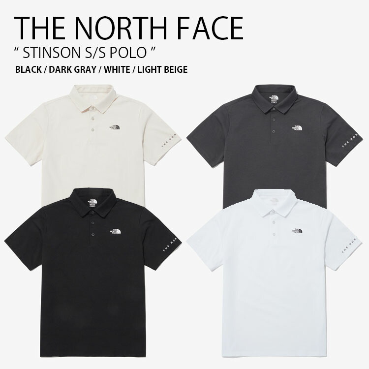THE NORTH FACE ノースフェイス ポロシャツ STINSON S/S POLO スティンソン ショートスリーブ ポロ 半袖 ロゴ  WHITELABEL メンズ レディース NT7PP02J/K/L/M