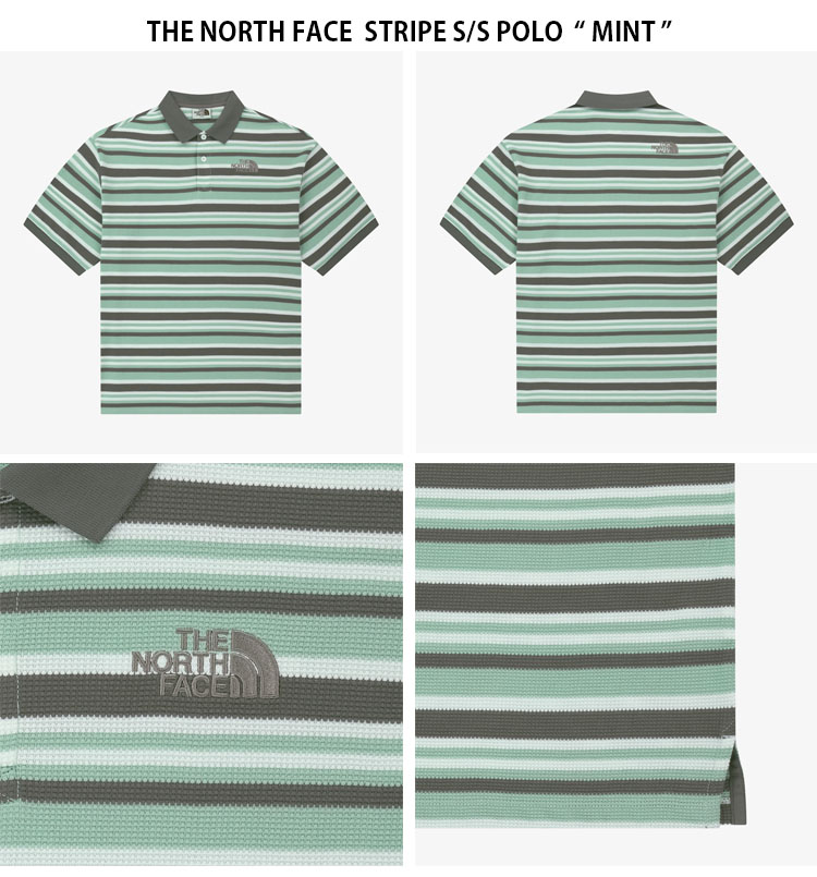 ★送料・関税込★THE NORTH FACE★STRIPE 半袖 ポロ★ THE NORTH FACE ノースフェイス ポロシャツ STRIPE S/S POLO