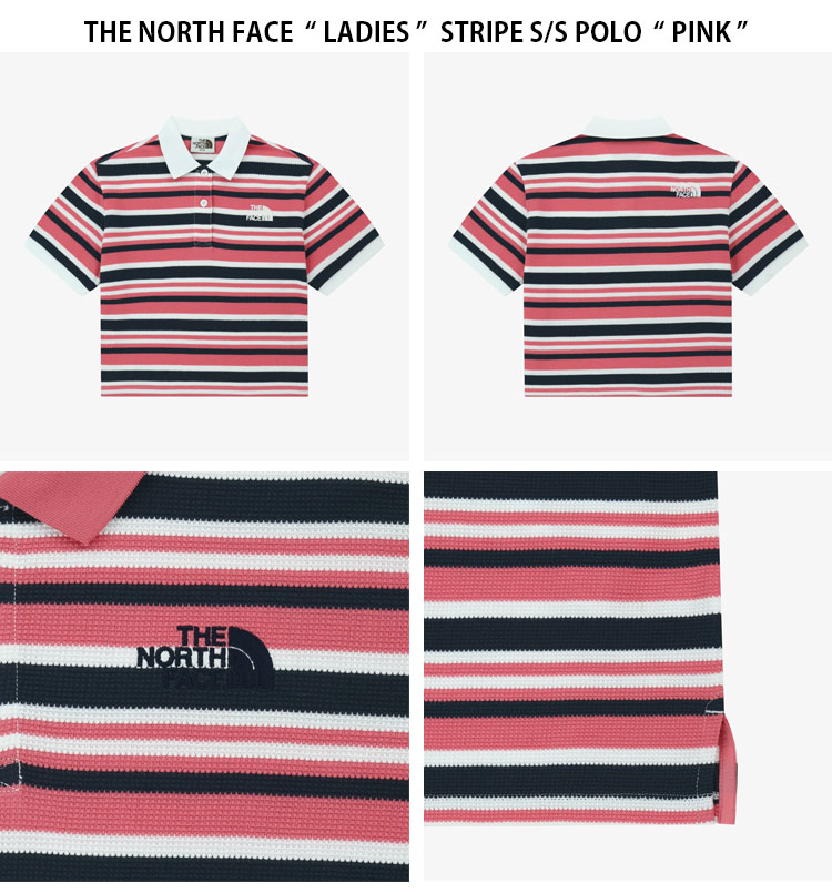 THE NORTH FACE ノースフェイス レディース ポロシャツ STRIPE S