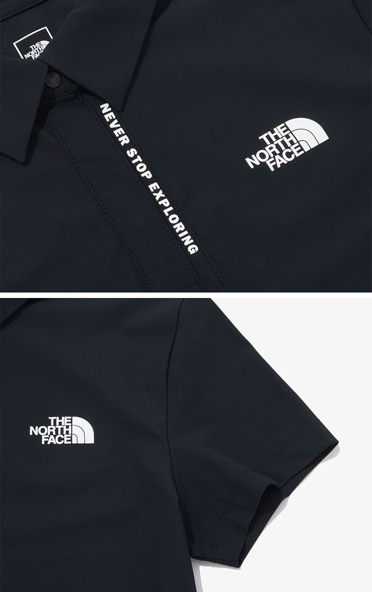 売れ筋商品|||THE NORTH FACE ノースフェイス レディース ポロシャツ W'S ICE GREEN S/S POLO 冷感素材 吸湿速乾 BLACK レディースポロシャツ レギュラーフィット NT7PR31A THE NORTH FACE ノースフェイス レディース ポロシャツ W'S ICE