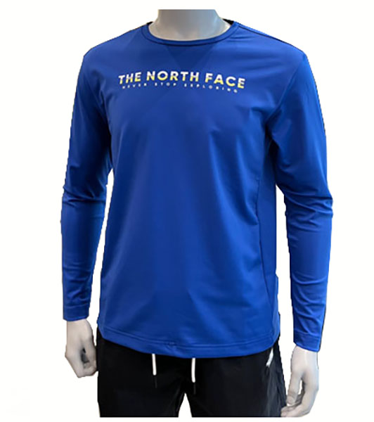 THE NORTH FACE ノースフェイス ラッシュガード SWOOSH L/SR/TEE スウォッシュ クルーネック BLACK BLUE ロングスリーブ ラウンドネック NT7TP08/09C/12A