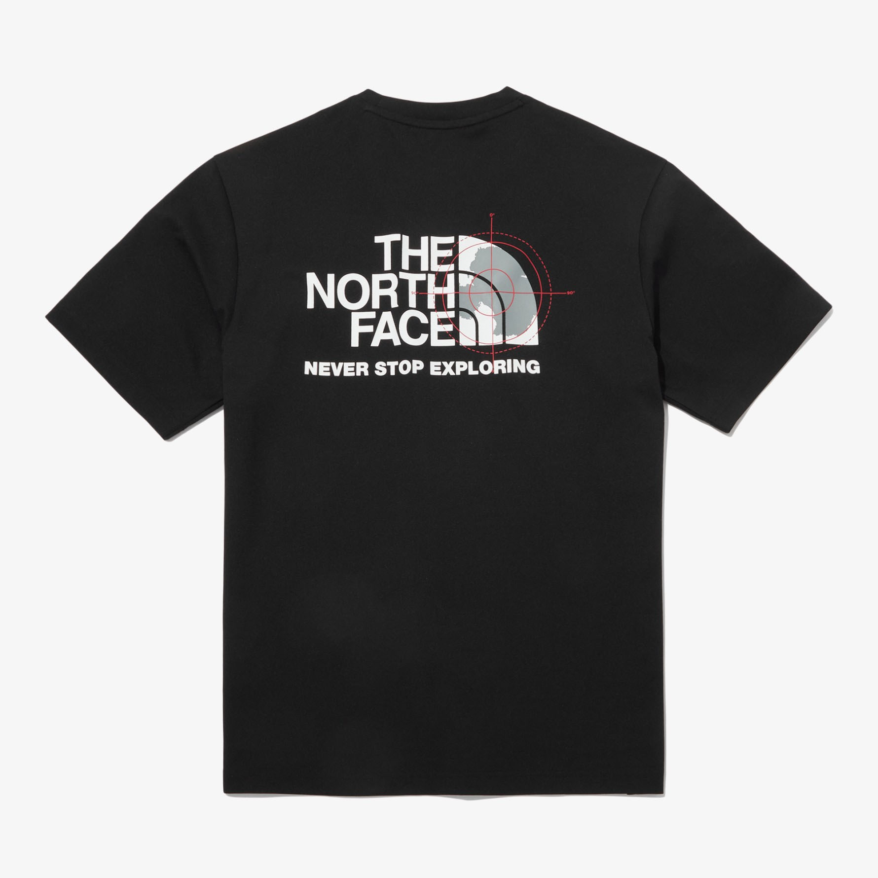 THE NORTH FACE ノースフェイス Tシャツ ANTARCTIC GRAPHIC S/SR/TEE バッググラフィック ロゴ デザイン BLACK WHITE BLUE 半袖 ルーズフィット NT7UP10A/B/C｜a-dot｜02