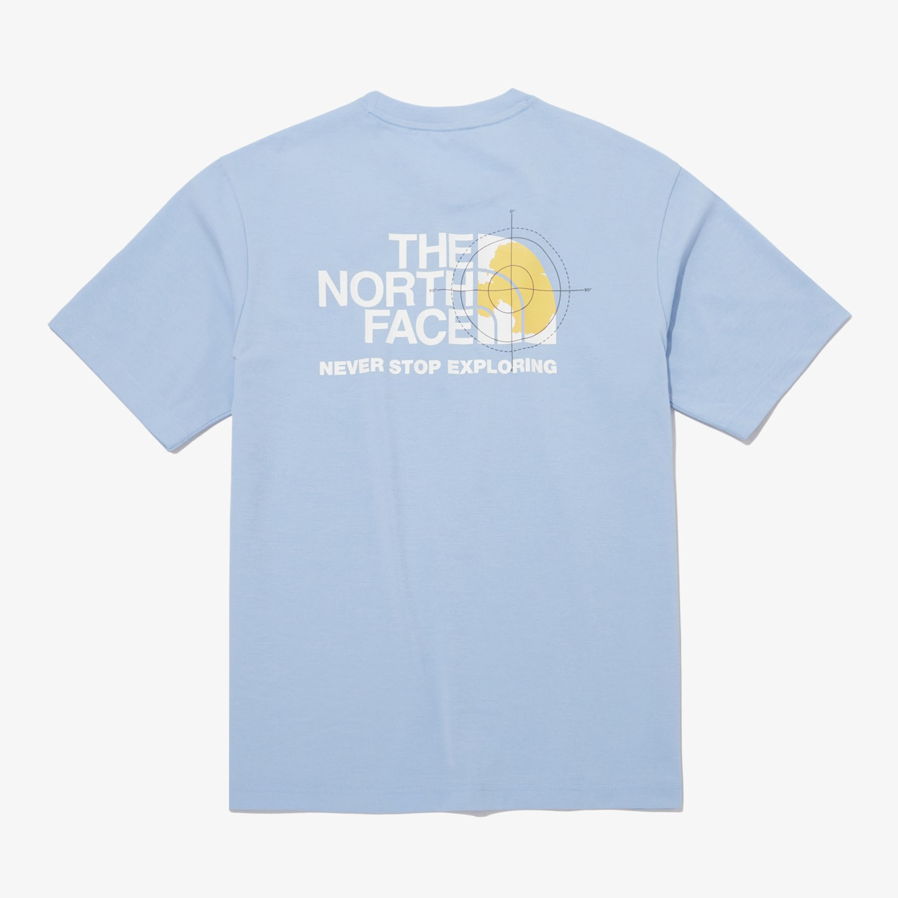 THE NORTH FACE ノースフェイス Tシャツ ANTARCTIC GRAPHIC S/SR/TEE バッググラフィック ロゴ デザイン BLACK WHITE BLUE 半袖 ルーズフィット NT7UP10A/B/C｜a-dot｜04