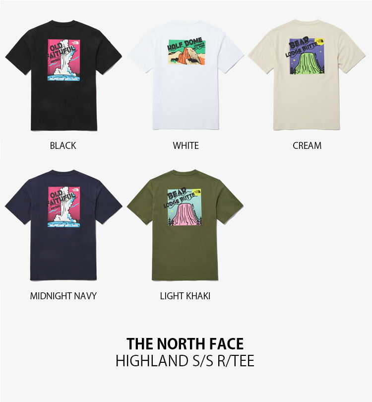 【THE NOTRH FACE】 HIGHLAND S/S R/TEE‐MIDNIGHT_NAVY THE NORTH FACE 【即納商品あり/国内配送】THE ノースフェイス T