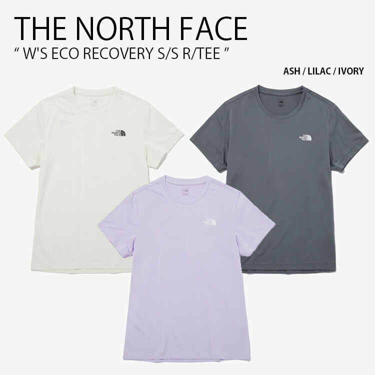 売れ筋商品|||THE NORTH FACE ノースフェイス レディース Tシャツ W'S ECO RECOVERY V-NECK エコ リカバリー Vネック ショートスリーブ ティーシャツ 半袖 ロゴ NT7UP31A/B/C THE NORTH FACE ノースフェイス レディース Tシャツ W'S ECO