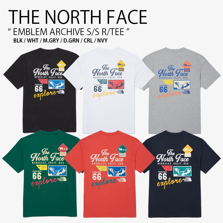 THE NORTH FACE ノースフェイス Tシャツ EMBLEM ARCHIVE S/S R/TEE ティーシャツ 半袖 カットソー メンズ レディース NT7UQ10J/K/L/M/N/O THE NORTH FACE（ザ ノースフェイス） ノースフェイス Tシャツ EMBLEM