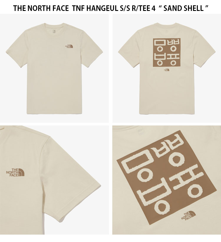 THE NORTH FACE ノースフェイス Tシャツ TNF HANGEUL S/S R/TEE