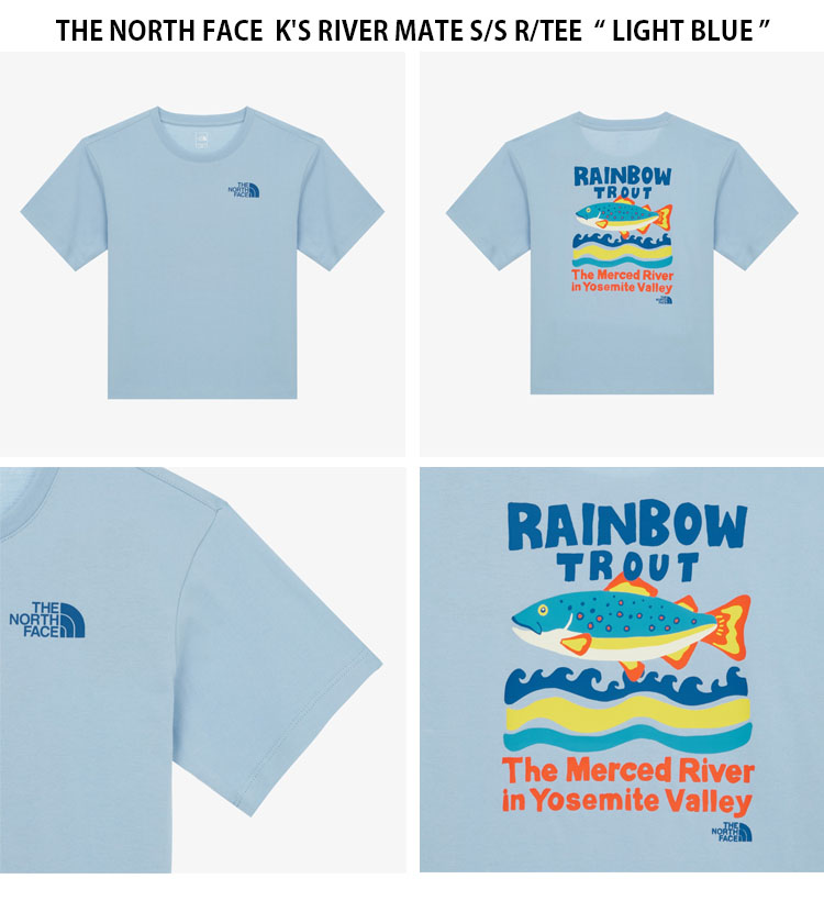 【The North Face】★25SS・兼用★リバーメイト半袖Tシャツ THE NORTH FACE ノースフェイス キッズ Tシャツ K'S RIVER MATE