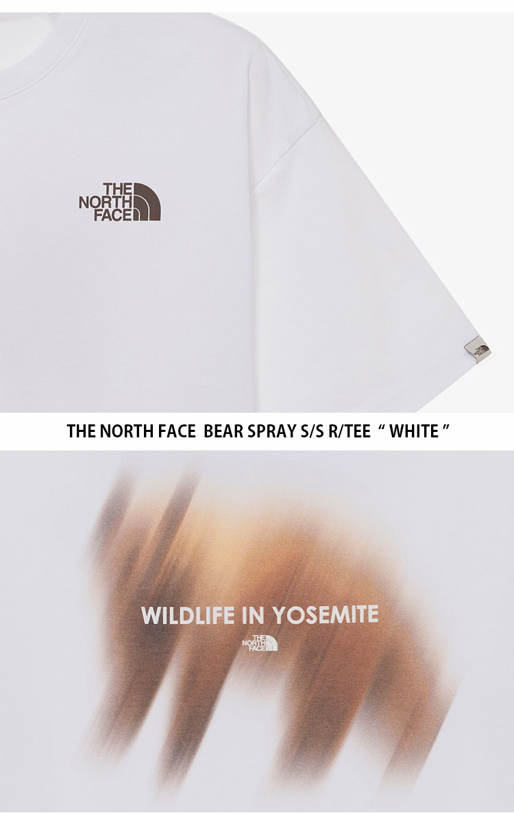 THE NORTH FACE ノースフェイス Tシャツ BEAR SPRAY S/S R/TEE