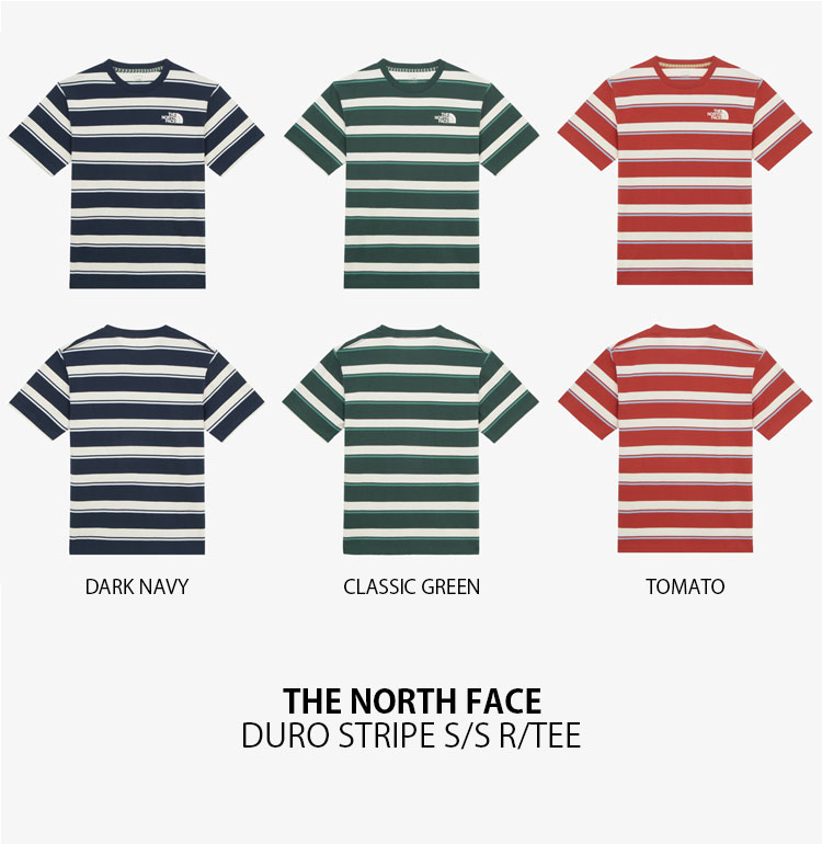 THE NORTH FACE ノースフェイス Tシャツ DURO STRIPE S/SR/TEE