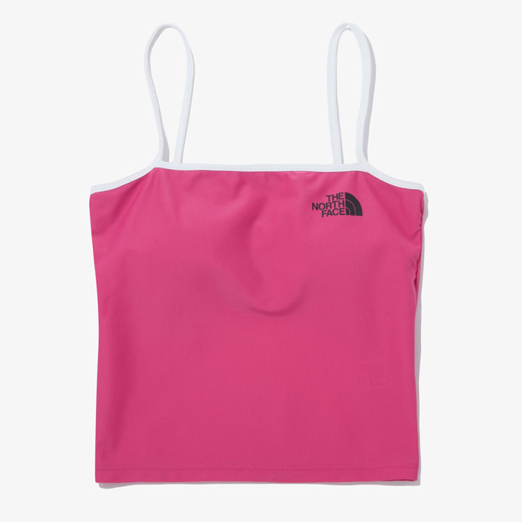 THE NORTH FACE ノースフェイス レディース キャミソール W'S SURFSIDE SLEEVELESS サーフサイド スリーブレス インナー クロップ丈 ロゴ 女性用 NT7VP31J/K/L/M｜a-dot｜04