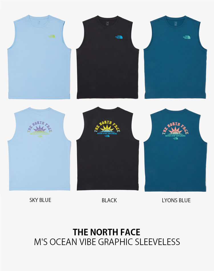 トップス THE NORTH FACE W'S OCEAN WAVE SLEEVELESS ☆24SS☆【ノースフェイス】☆W'S OCEAN WAVE SLEEVELESS☆ (THE NORTH