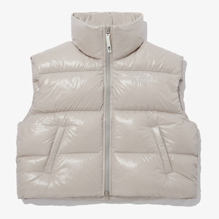 THE NORTH FACE ノースフェイス レディース ダウンベスト W&apos;S GLOSSY DOW...