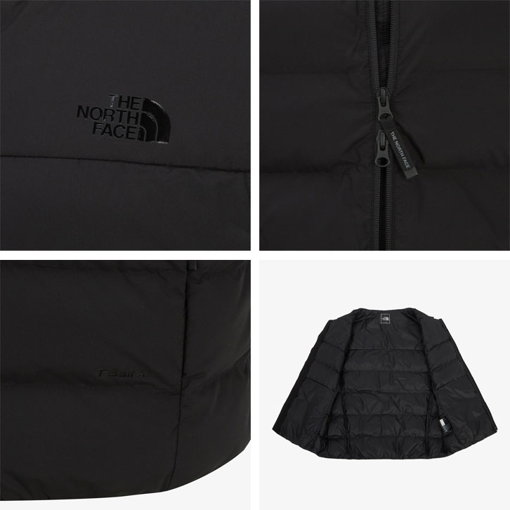 LOEFF ラウンドノーカラー ベスト サイズ1 BLACK THE NORTH FACE（ザ ノースフェイス） ノースフェイス レディース