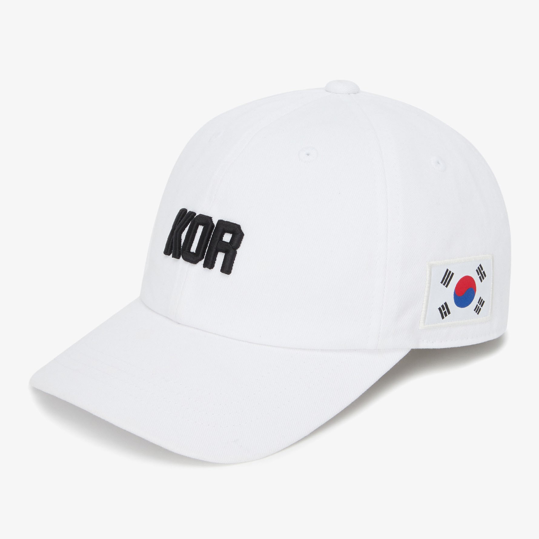 THE NORTH FACE ノースフェイス キッズ キャップ 帽子 TREAM KOREA KOC KIDS COTTON BALL CAP/R WHITE BBキャップ チームコリア ホワイト OE3CQ01Rの画像
