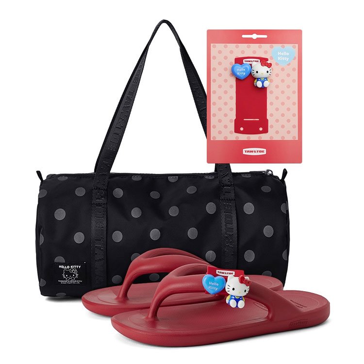 TAW & TOE トー&トー X Sanrio サンリオ レディースサンダル