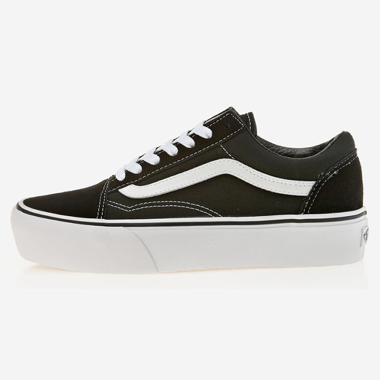 VANS スニーカー 厚底 OLDSKOOL PLATFORM BLACK WHITE