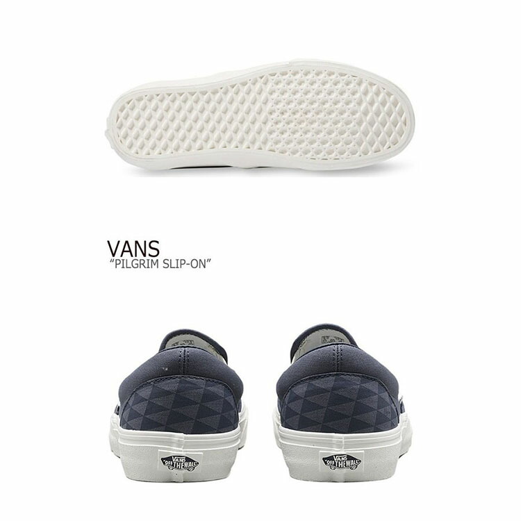 VANS PILGRIM SLIP-ON ピルグリム スリッポン BLUE ブルー VANS PILGRIM SLIP-ON バンズ ピルグリム スリッポン BLUE