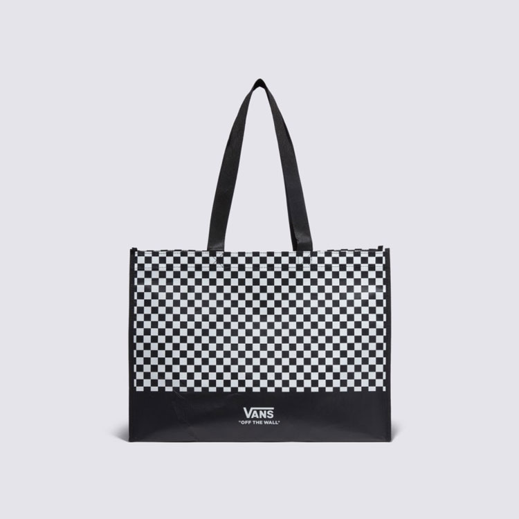 vans チェッカー柄 トート VANS（ヴァンズ） バンズ トートバッグ ショッパーバッグ CHECKERBOARD