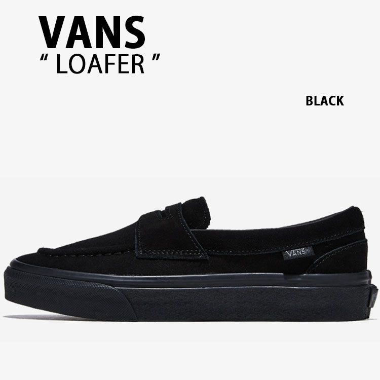 靴 vans V196CF CN VANS バンズ スニーカー LOAFER BLACK V196CF CN ファッジ