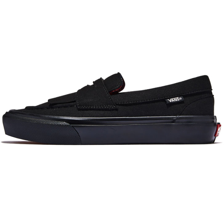 VANS バンズ スニーカー FUDGE LOAFER BLACK V196CF FDG ファッジ ローファ ブラック メンズ レディース｜a-dot｜02