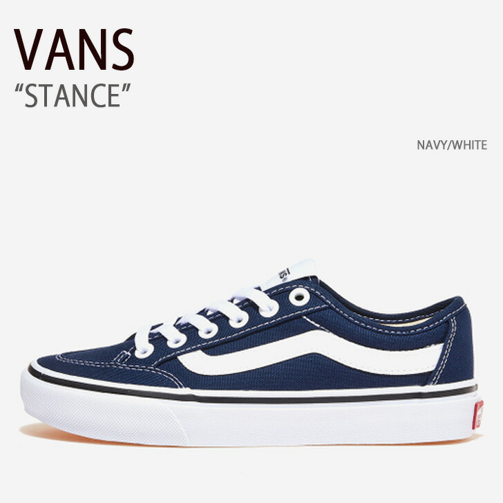 VANS バンズ スニーカー STANCE NAVY WHITE V362 NAVY/WHITE