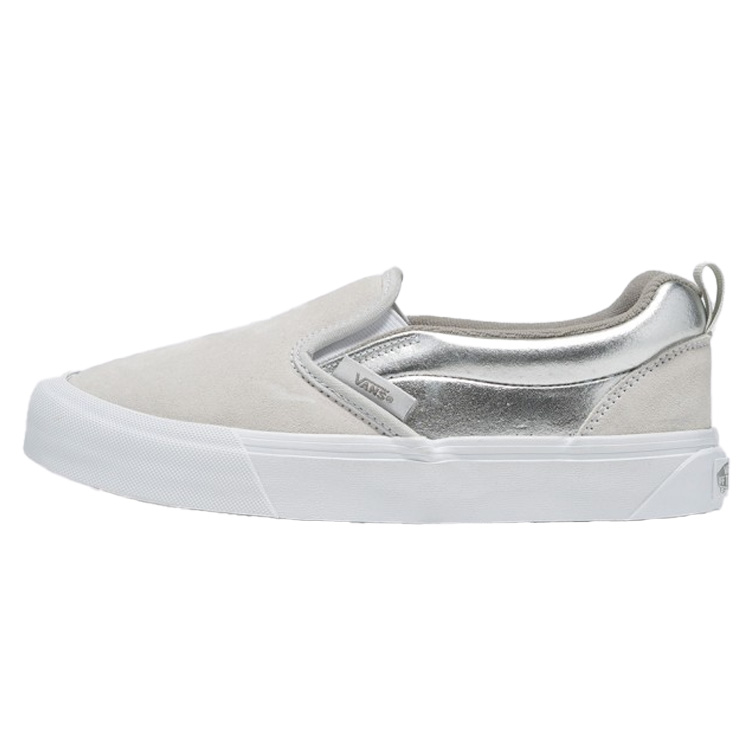 VANS バンズ スニーカー KNU SLIP METALLIC SILVER SILVER TRUE WHITE