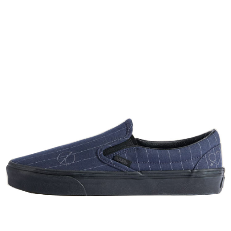 VANS（ヴァンズ） バンズ スニーカー CLASSIC SLIP-ON WOOL NAVY BLACK 