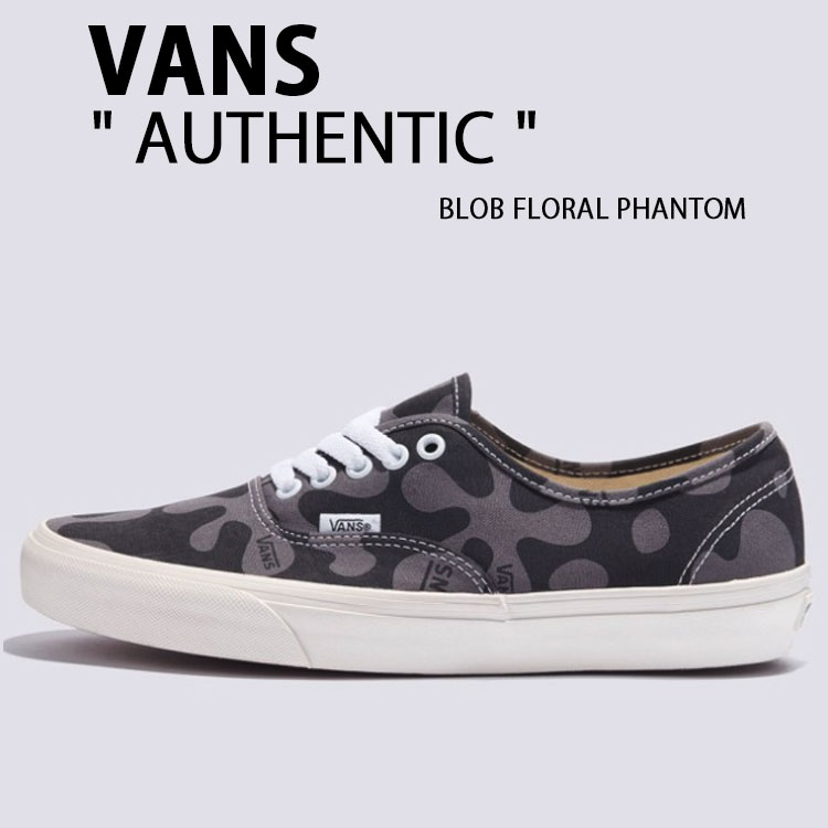 VANS バンズ スニーカー AUTHENTIC BLOB FLORAL PHANTOM VN000BW56RJ オーセンティック ブロブフローラル ファントム VANS（ヴァンズ） バンズ スニーカー AUTHENTIC BLOB FLORAL PHANTOM