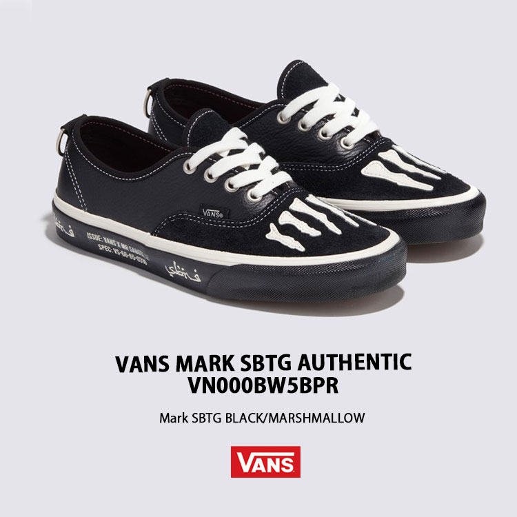 VANS バンズ スニーカー MARK SBTG AUTHENTIC BLACK MARSHMALLOW