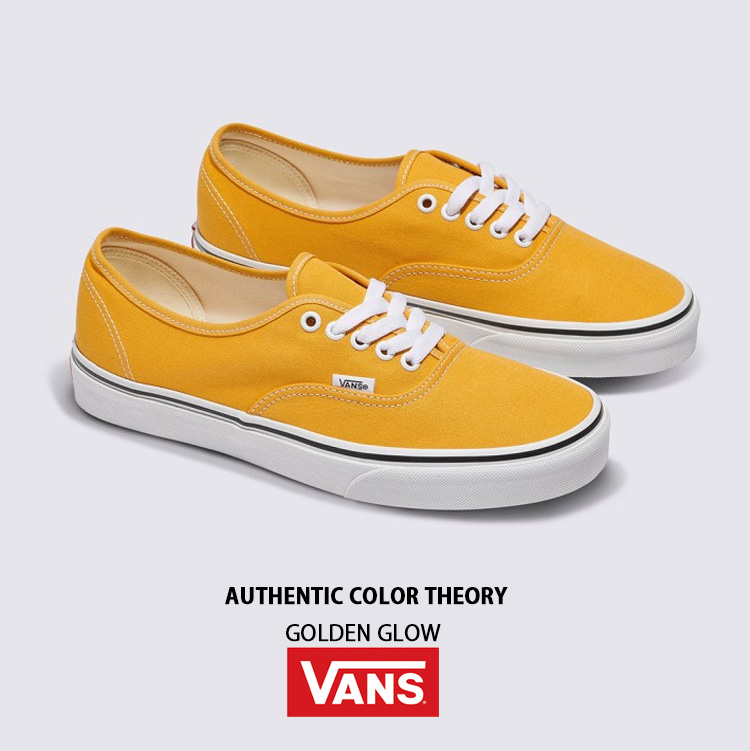 VANS バンズ スニーカー AUTHENTIC COLOR THEORY GOLDEN GLOW