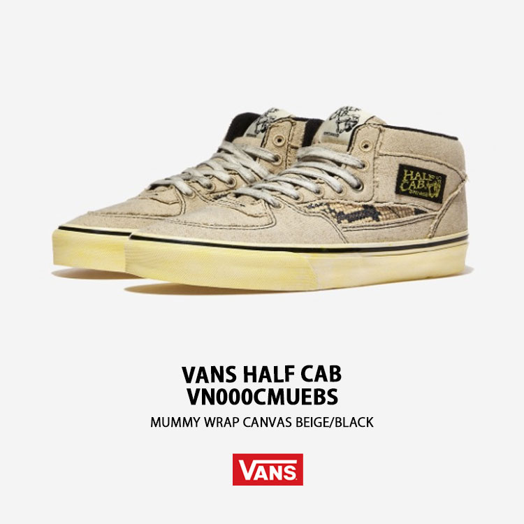 VANS（ヴァンズ） バンズ スニーカー MUMMY WRAP CANVAS BEIGE BLACK