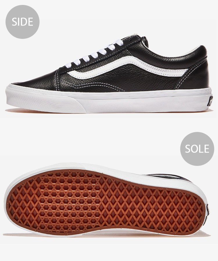 VANS（ヴァンズ） バンズ スニーカー OLD SKOOL LEATHER BLACK TRUE