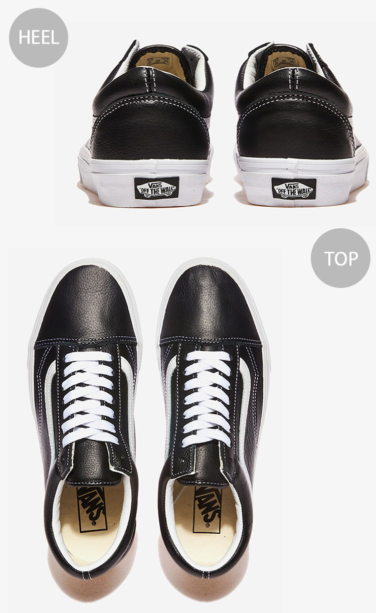 VANS（ヴァンズ） バンズ スニーカー OLD SKOOL LEATHER BLACK TRUE