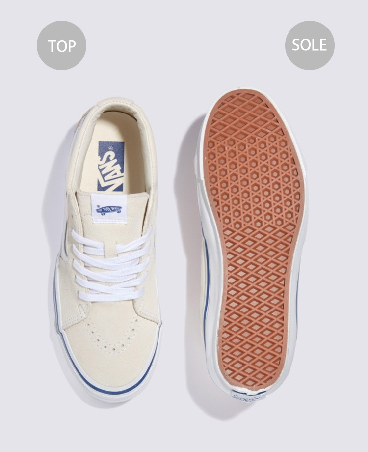 VANS（ヴァンズ） バンズ スニーカー SK8-Mid REISSUE 83 LX OFF WHITE