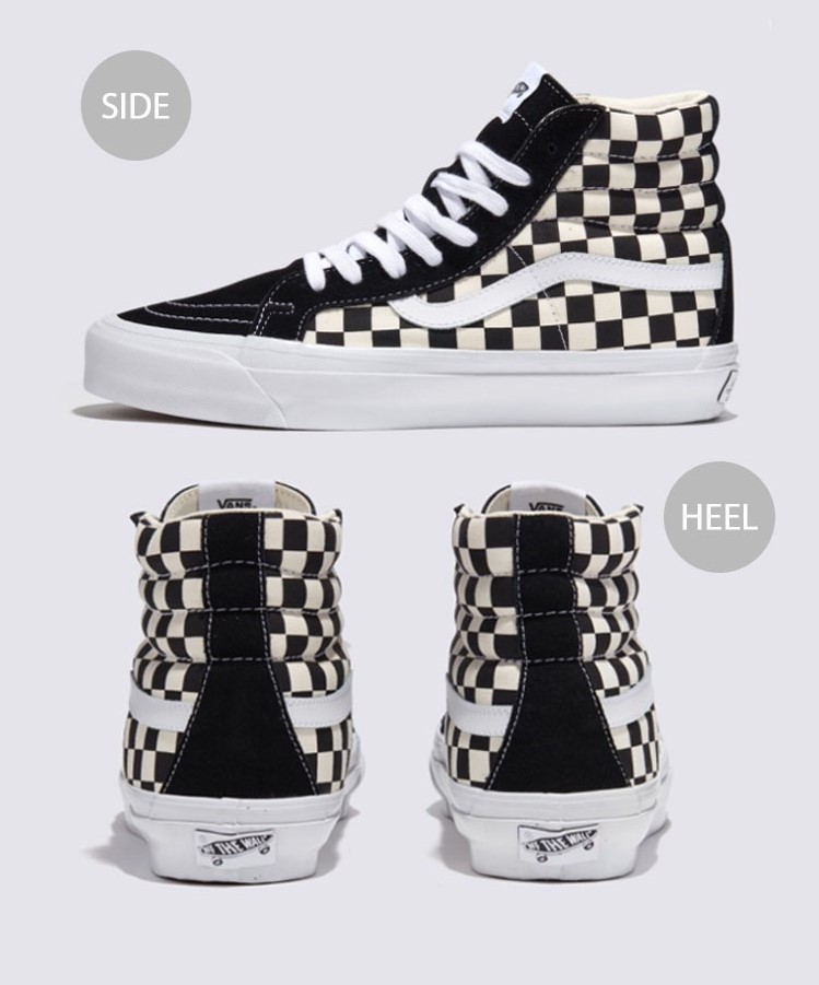 VANS バンズ スニーカー SK8-Hi REISSUE 38 LX CHECKERBOARD