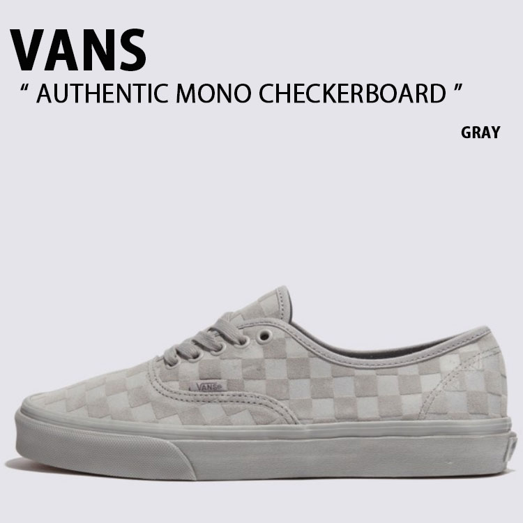 【VANS】ロゴ チェッカーボード パーカー グレー / 送料無料 VANS】ロゴ チェッカーボード パーカー グレー / 送料無料