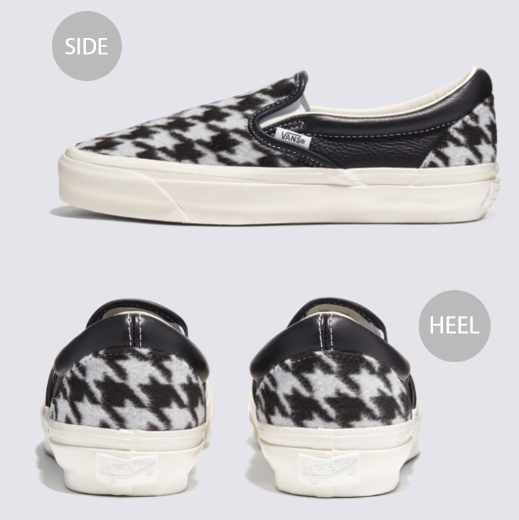 VANS バンズ スニーカー SLIP-ON REISSUE 98 LX HOUNDSTOOTH