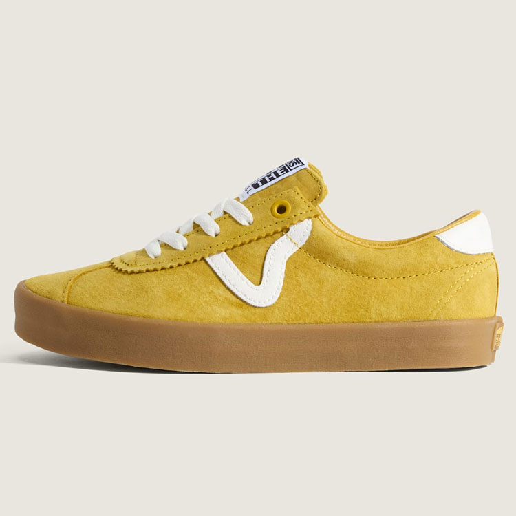 ＊*＊様 Vans stussy ローカットスニーカー ホワイト/ネオンイエロー VANS（ヴァンズ） バンズ スニーカー SPORT LOW PIG SUEDE VN000D1PEMX