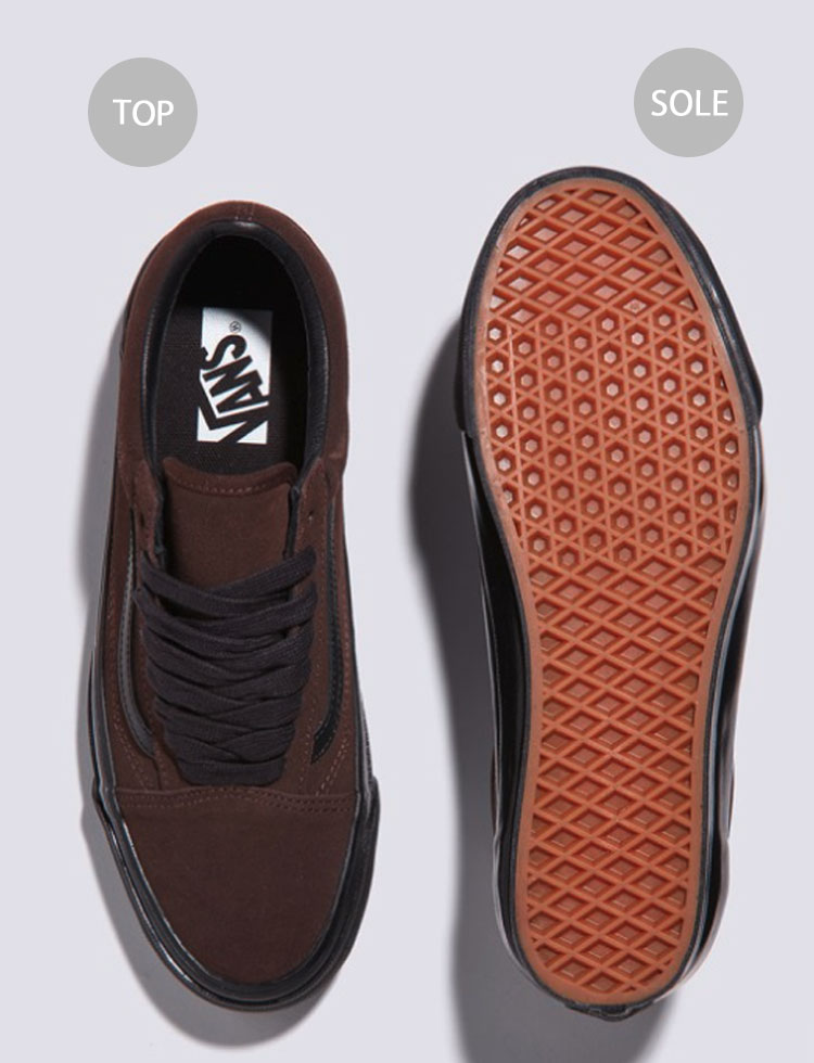 VANS バンズ スニーカー OLD SKOOL SUEDE BLACK BROWN