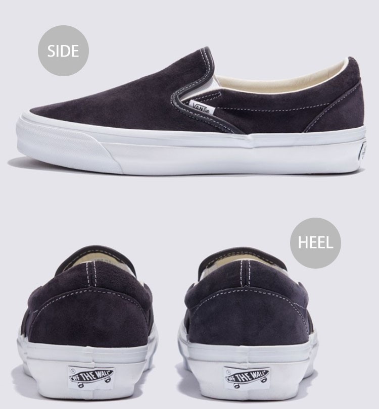 VANS バンズ スニーカー PREMIUM PIG SUEDE CLASSIC SLIP-ON 98