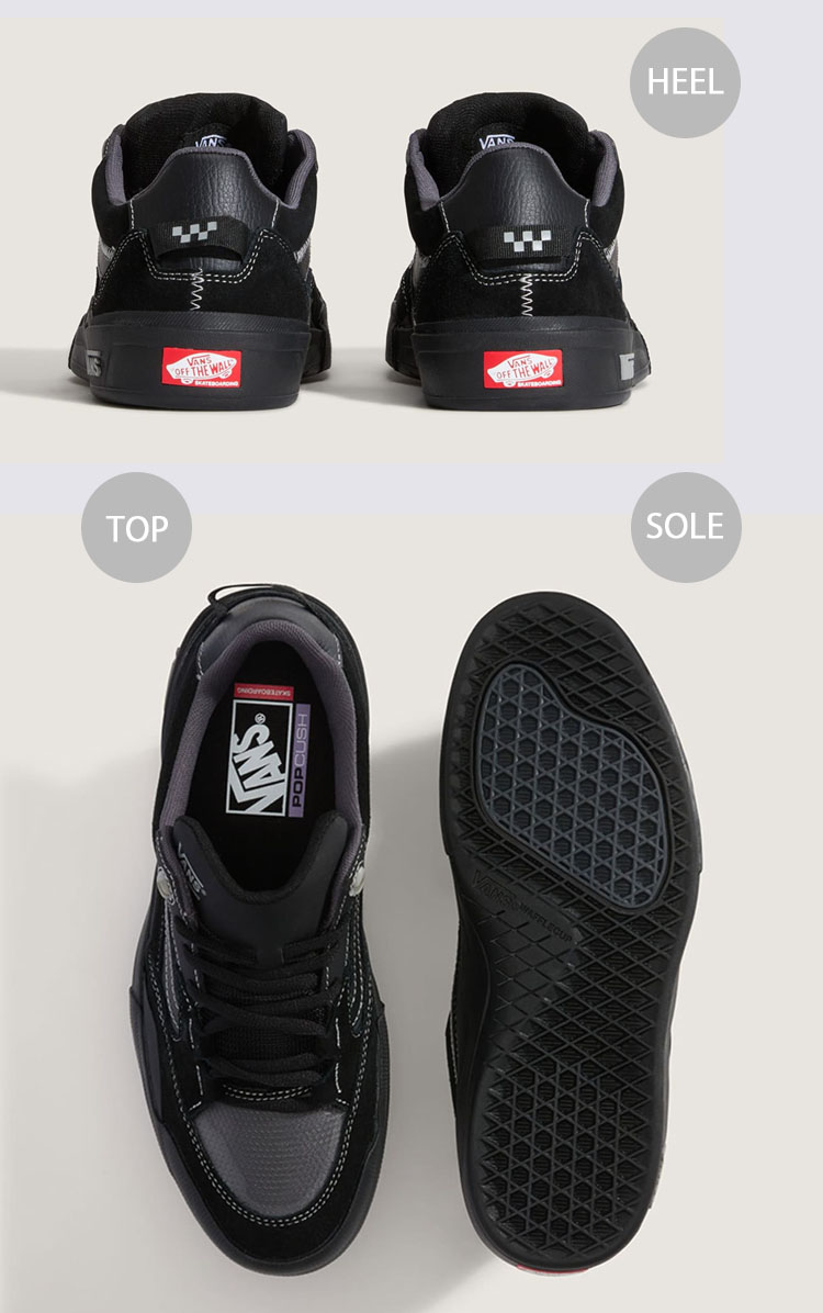 VANS（ヴァンズ） バンズ スニーカー SKATE 2 WAYVEE BLACK GRAY