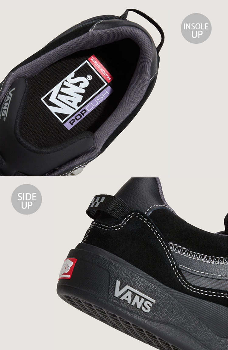 VANS（ヴァンズ） バンズ スニーカー SKATE 2 WAYVEE BLACK GRAY