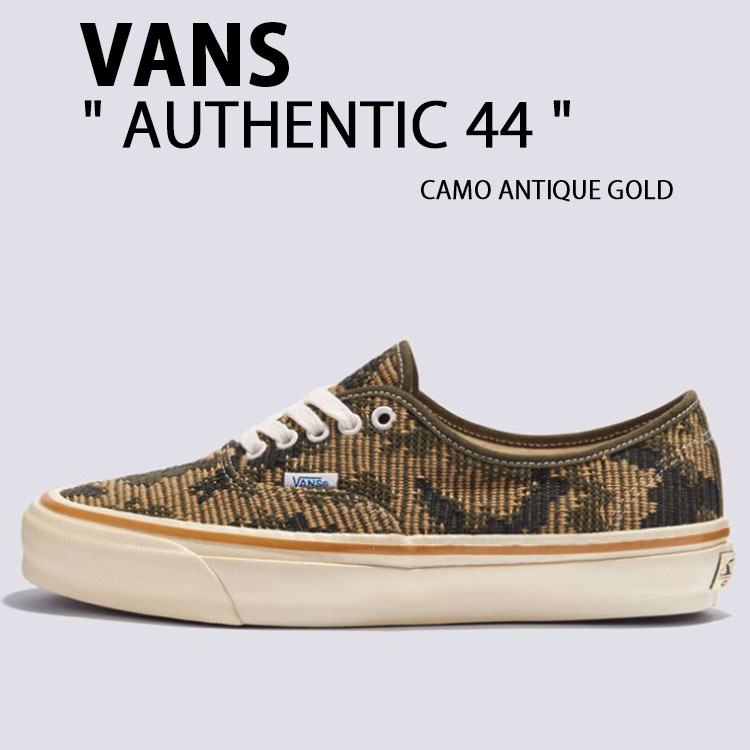 VANS バンズ スニーカー AUTHENTIC 44 CAMO ANTIQUE GOLD