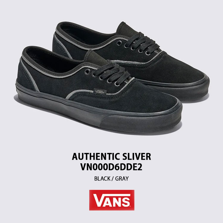 VANS バンズ スニーカー AUTHENTIC SLIVER VN000D6DDE2 BLACK