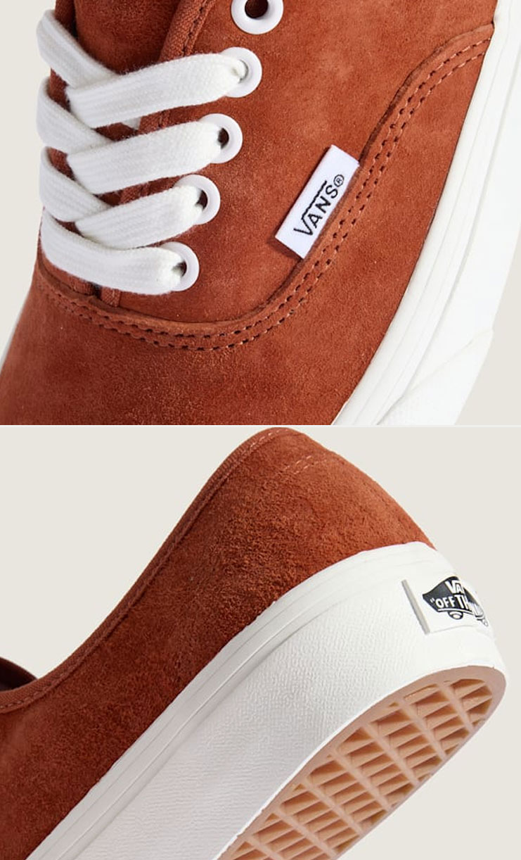 ANS バンズ スニーカー AUTHENTIC PIG SUEDE BURNT ORANGE VN000D7YBTO オーセンティック ピッグスエード バーント オレンジ 男性用 女性用 VANS（ヴァンズ） ANS バンズ スニーカー AUTHENTIC PIG SUEDE BURNT