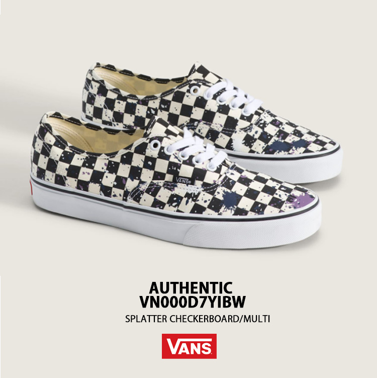 VANS（ヴァンズ） バンズ スニーカー AUTHENTIC SPLATTER CHECKERBOARD