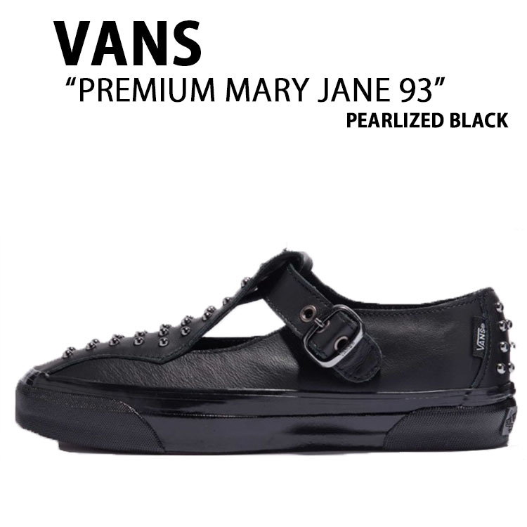 【海外 正規品】 VANS BLACK PEARLIZED 93 JANE MARY PREMIUM スニーカー バンズ 靴