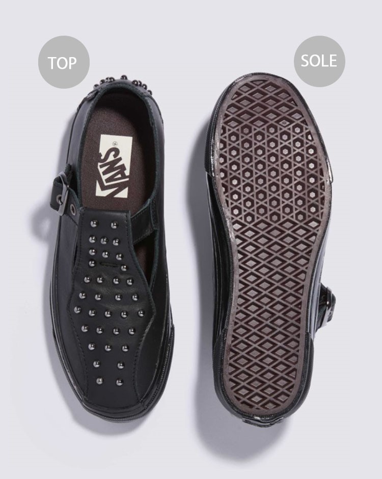 【超美品】パドモア＆バーンズ黒 スエード 8 VANS（ヴァンズ） バンズ スニーカー PREMIUM MARY JANE 93 PEARLIZED